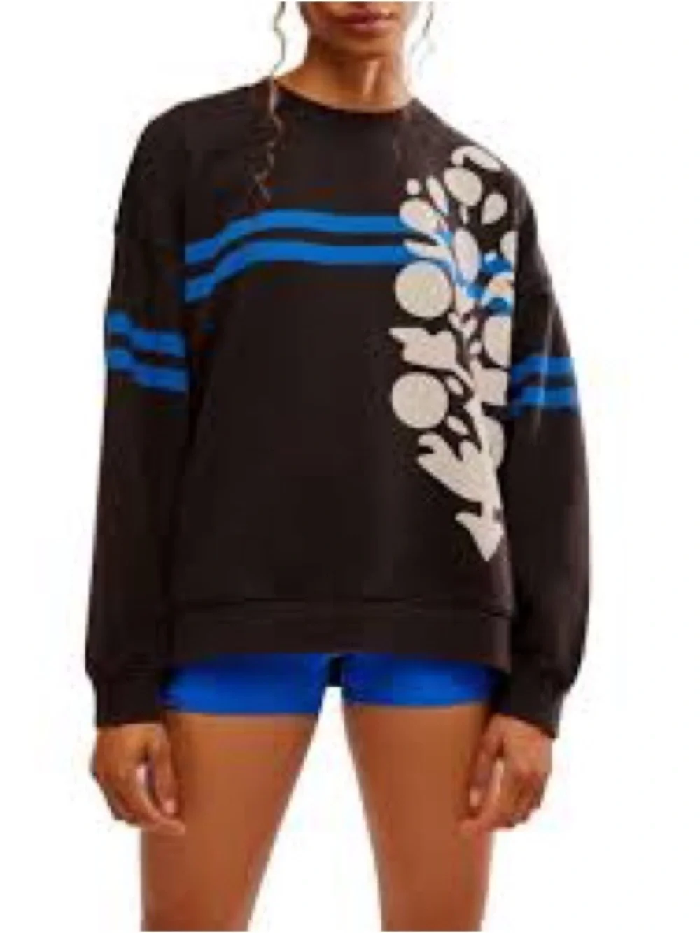 Free people all star buti logo pullover